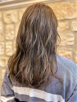 シャル 辻堂(shalu)&nbsp;≪宇山≫　ハイライトカラー　カーキマット