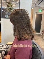 ロアヘアーコーディネート 京都駅前店(LoRE hair coordinate)&nbsp;LoRE☆細かいハイライトのベージュカラー