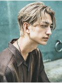 波巻き束間ショートツーブロックマッシュアップバングコンマヘア