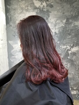 ユーアールキャッスル(UR CASTLE) グラデーション　ボルドー