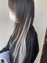 ディー エメ(D-aimer-)&nbsp;ウルフベースへのポイントエクステ+ティンセル