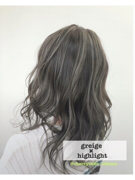チェリーコーク(HAIR CHERRY COKE) グレージュ×ハイライト