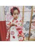 七五三持込みプラン＋ヘアセット　3歳