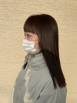 ジップ 浜田店(zip)&nbsp;ツヤ　ストレート　ワイドバング