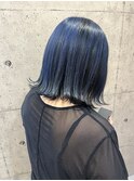 【nanaka】blue×black color