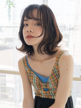 デューヘアー(due hair) くびれヘア　チェリーブラウン　アプリコットオレンジ
