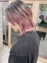 ビルド(build)&nbsp;ツートンカラー/バイカラー/ピンク/メンズ/ウルフ/20代30代