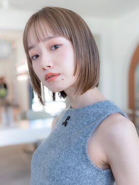 イオ 本厚木(io) レイヤーボブ似合わせカットイメチェンフルバング小顔