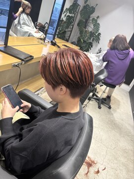 エイト 藤沢店(EIGHT fujisawa) マッシュショート×デザインカラー【藤沢】