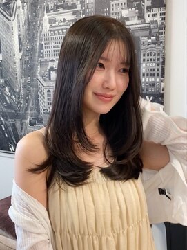 ナナナパレナ 梅田店(nanana parena) 顔わりレイヤー透明感系スモーキーグレージュ×新ミネラルTR