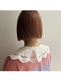 切りっぱなしボブ