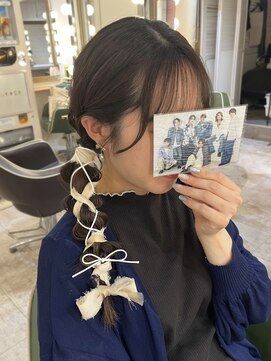 ヘアメイク エンカレッジ(HAIR MAKE encourage) 編み下ろし