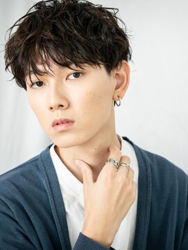 トニーアンドガイメン ホテル京阪仙台店(TONI&GUY MEN) 20代30代ダークアッシュツイスパツーブロック韓国ヘアe仙台