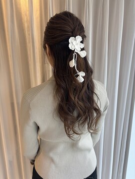 オレンジ 十三店(ORANGE) ヘアアレンジ/ヘアセット/ハーフアップ