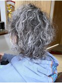 【クセそのまま】脱白髪染めバレイヤージュ×ブリーチ２回