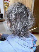 ブレイズヘアー(BLAZEhair) 【クセそのまま】脱白髪染めバレイヤージュ×ブリーチ2回