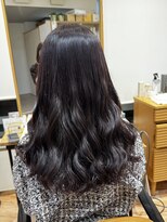 アピッシュ シェリ(apish cherie)&nbsp;セミロングコテ巻き風パーマ