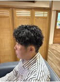 メンズパーマスパイラルシャドウ大人パーマ