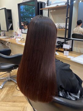 アルター(aL ter) 艶髪縮毛矯正［グレージュ/ミニウルフ/ブラウン］長野歌穂