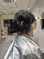 スタン 渋谷(Stam)&nbsp;ボブパーマ［ミニボブ/黒髪パーマ/ワイドバング］