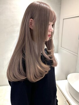 ペレ アネックス 大阪梅田茶屋町店(PELE ANNEX) ホワイトグレージュ/デジタルパーマ/チェリーブラウン/梅田