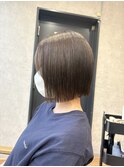 切りっぱなしボブ♪