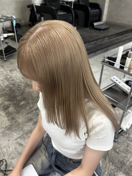 ネアー 新潟(NEER) アプリコットオレンジ/くびれヘア/レイヤーショート［新潟］