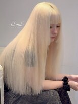 ベレーザ 渋谷(BELEZA)&nbsp;16356ブリーチ＆ダブルカラーホワイトブロンドアッシュブロンド