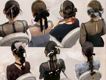 エンネ 新宿(enne)の写真/ふわっと華やかな韓国風巻き髪に！崩れにくくスピーディーにお仕上げ♪結婚式2次会やお呼ばれにも◎[新宿]