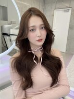 フォンズ(FONS)&nbsp;透明感ショコラグレージュ/秋カラー/ロングレイヤー/表参道/学割