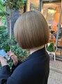 ルーフ 用賀(ROOF) ダメージのあるブリーチ毛も縮毛矯正できれいに!(※要相談)