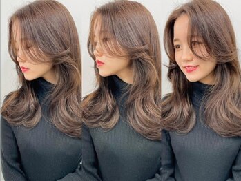 ロジッタ(ROJITHA)の写真/【大人気♪CUT+カラー+最新Tr￥7400】思わず笑顔に☆大切な顔周りをセンスと技術でズルいくらい可愛く★