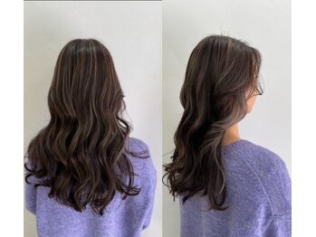 Lea kukuna【2/1オープン（予定）】の写真/大人女性に人気のデザインカラー！ハイライト・インナーカラーもお任せ ／明るい白髪染／白髪ぼかし