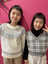 スノウ(snow)&nbsp;おんまゆ姉妹カット