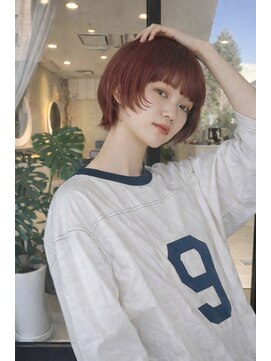 エム(eM) ベリーピンクマッシュショート