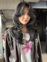 オルカ(ORCA)&nbsp;レイヤー/レイヤーカット/ミディアム/黒髪/新宿