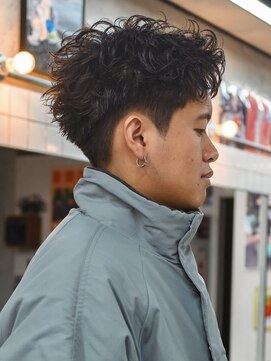 エクスプロア デザイン アクト 三鷹(EXPLORE DESIGN ACT.) アップバングショート/アクティブショート/ルーズショートパーマ