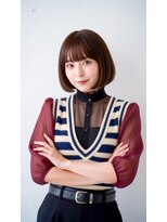 コートフィールエー(CO_T feel.a) 耳掛けで小顔見せ!大人可愛い旬のコンパクトボブ