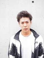 メンズ レオ 南森町店(men's LEO)&nbsp;かきあげツーブロックスタイル