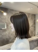 切りっぱなしボブ