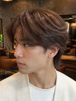 ルードノエル(Rue de noel)&nbsp;Men's/ミディアム/フェザーショート/ブラウン