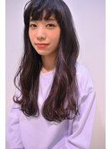 【Lita】重ふわロング 透明感を感じるカット ワイドバング