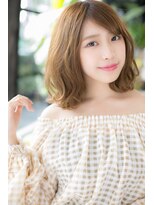 エヌアンドエーコンティ(N&A CONTi)&nbsp;伸ばしかけオススメ×キャメルベージュ×鎖骨ミディアム