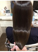 ツヤ髪ストレート