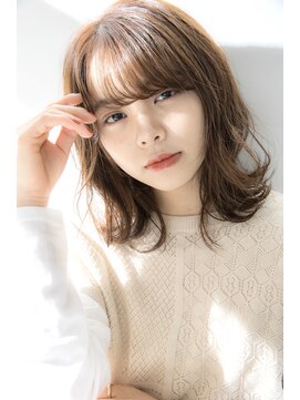 リノナ(Linona) 小顔外ハネミディアム☆☆20代30代40代大人かわいいくびれミディ