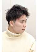 ビジネスにもオススメ!ツイストスパイラルパーマツーブロック