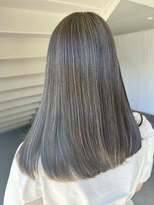 ペコリ ヘアールーム(PecoRi HAIR ROOM) グレージュ　ハイライト