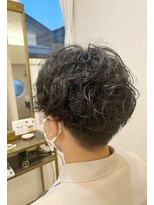 オルオル(OluOlu)&nbsp;メンズボブヘア×パーマスタイル♪〔八戸，田向)