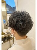 メンズボブヘア×パーマスタイル♪〔八戸,田向)