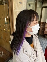 ロク 白楽(rocu)&nbsp;前髪/マチルダボブ/ピンクベージュインナー/グレージュ[白楽駅]